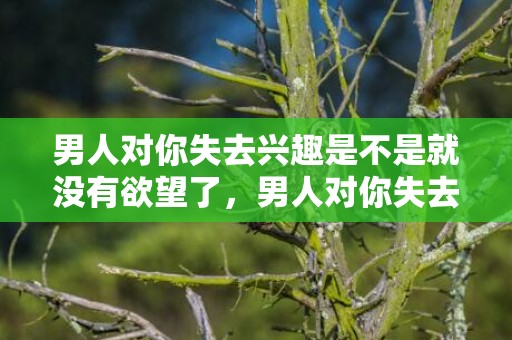 男人对你失去兴趣是不是就没有欲望了，男人对你失去兴趣的表现有什么呢（说明他对你失去兴趣了）