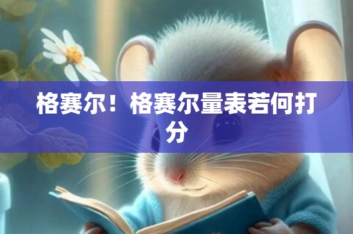 格赛尔！格赛尔量表若何打分