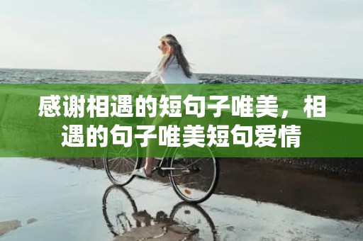 感谢相遇的短句子唯美，相遇的句子唯美短句爱情