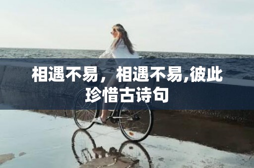 相遇不易，相遇不易,彼此珍惜古诗句