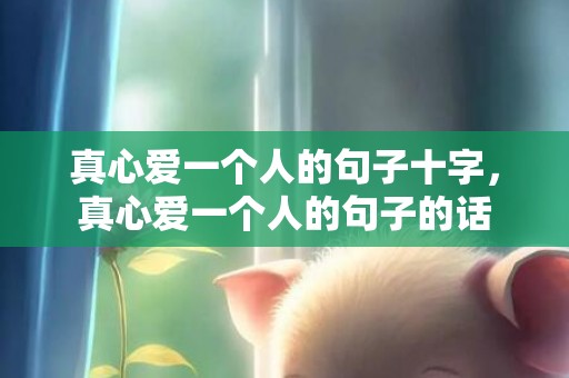 真心爱一个人的句子十字，真心爱一个人的句子的话