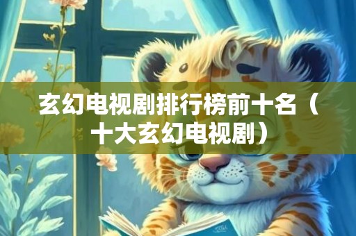 玄幻电视剧排行榜前十名（十大玄幻电视剧）