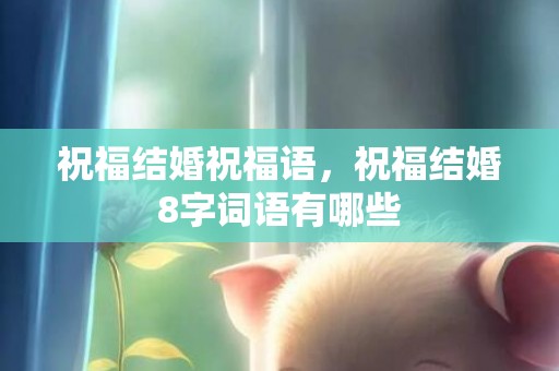 祝福结婚祝福语，祝福结婚8字词语有哪些