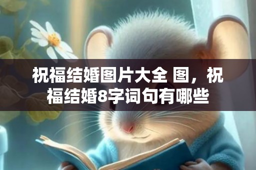 祝福结婚图片大全 图，祝福结婚8字词句有哪些