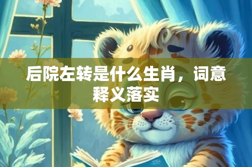 后院左转是什么生肖，词意释义落实
