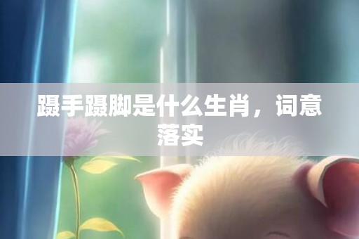 蹑手蹑脚是什么生肖，词意落实