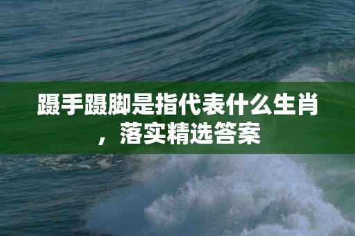蹑手蹑脚是指代表什么生肖，落实精选答案