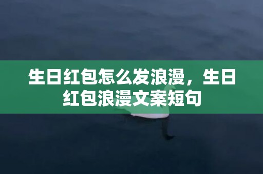 生日红包怎么发浪漫，生日红包浪漫文案短句