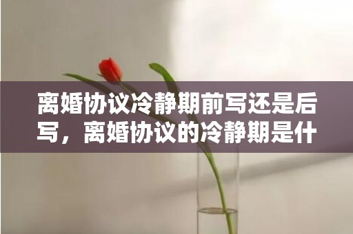 离婚协议冷静期前写还是后写，离婚协议的冷静期是什么