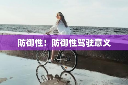 防御性！防御性驾驶意义