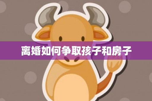 离婚如何争取孩子和房子