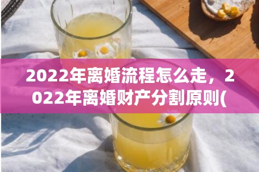 2022年离婚流程怎么走，2022年离婚财产分割原则(离婚时夫妻共同财产分割的原则)
