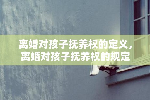 离婚对孩子抚养权的定义，离婚对孩子抚养权的规定