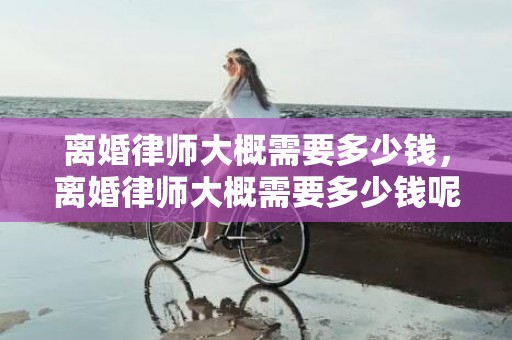 离婚律师大概需要多少钱，离婚律师大概需要多少钱呢