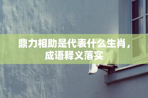 鼎力相助是代表什么生肖，成语释义落实