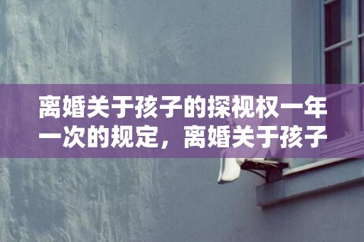 离婚关于孩子的探视权一年一次的规定，离婚关于孩子的探视问题