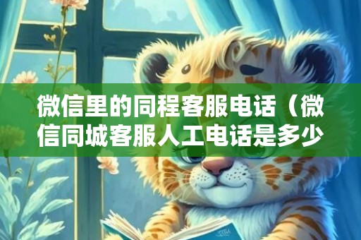 微信里的同程客服电话（微信同城客服人工电话是多少）