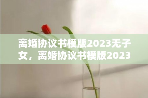 离婚协议书模版2023无子女，离婚协议书模版2023范文