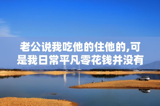 老公说我吃他的住他的,可是我日常平凡零花钱并没有向他要过,他钱我也没有...