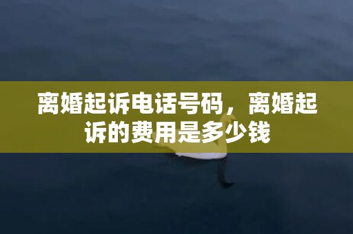 离婚起诉电话号码，离婚起诉的费用是多少钱