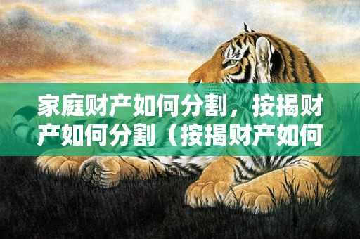 家庭财产如何分割，按揭财产如何分割（按揭财产如何分割）