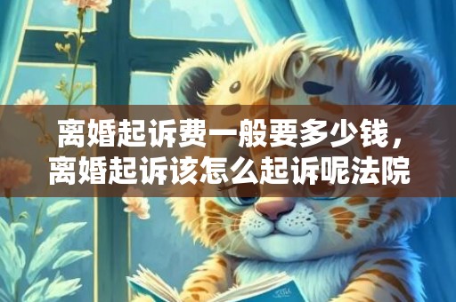 离婚起诉费一般要多少钱，离婚起诉该怎么起诉呢法院