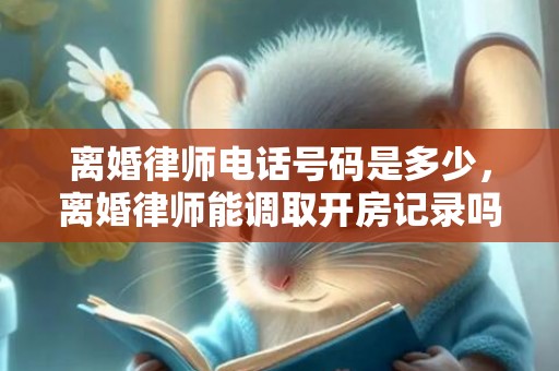 离婚律师电话号码是多少，离婚律师能调取开房记录吗