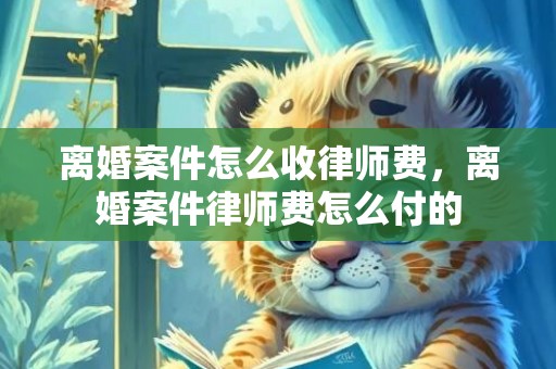 离婚案件怎么收律师费，离婚案件律师费怎么付的