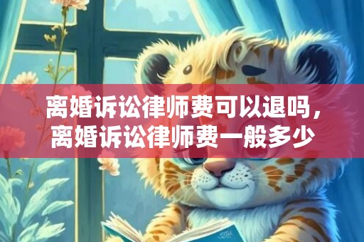 离婚诉讼律师费可以退吗，离婚诉讼律师费一般多少