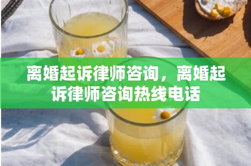 离婚起诉律师咨询，离婚起诉律师咨询热线电话
