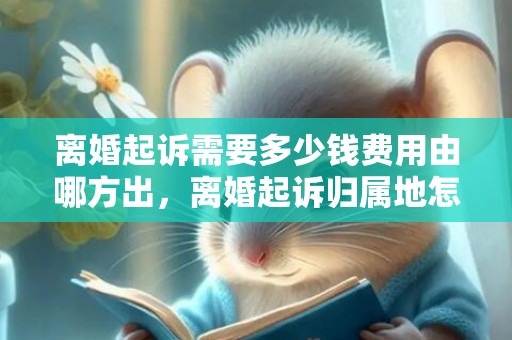 离婚起诉需要多少钱费用由哪方出，离婚起诉归属地怎么填写