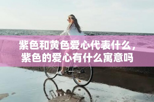 紫色和黄色爱心代表什么，紫色的爱心有什么寓意吗