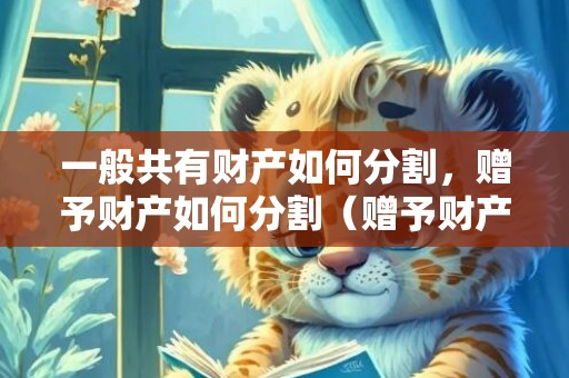 一般共有财产如何分割，赠予财产如何分割（赠予财产如何分割合法）
