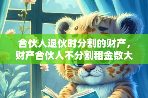 合伙人退伙时分割的财产，财产合伙人不分割租金数大（合伙人分配不均）