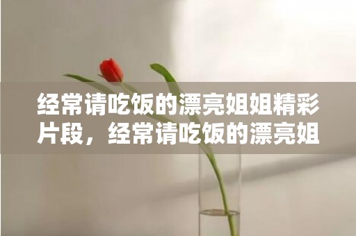 经常请吃饭的漂亮姐姐精彩片段，经常请吃饭的漂亮姐姐网盘