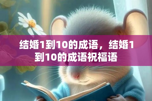 结婚1到10的成语，结婚1到10的成语祝福语