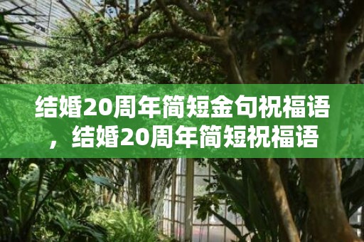 结婚20周年简短金句祝福语，结婚20周年简短祝福语
