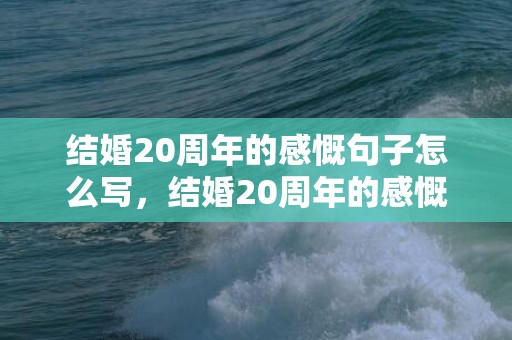 结婚20周年的感慨句子怎么写，结婚20周年的感慨句子