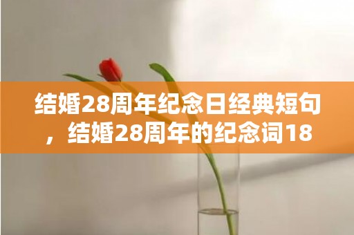 结婚28周年纪念日经典短句，结婚28周年的纪念词186
