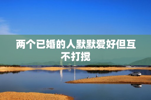 两个已婚的人默默爱好但互不打搅