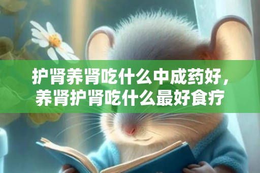 护肾养肾吃什么中成药好，养肾护肾吃什么最好食疗