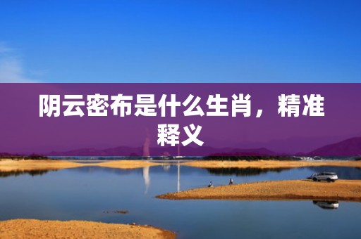 阴云密布是什么生肖，精准释义