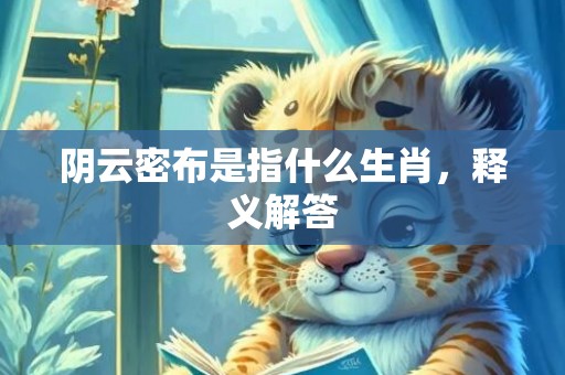 阴云密布是指什么生肖，释义解答