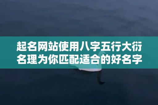 起名网站使用八字五行大衍名理为你匹配适合的好名字