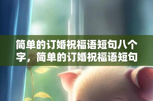 简单的订婚祝福语短句八个字，简单的订婚祝福语短句子