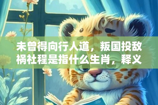 未曾得向行人道，叛国投敌祸社程是指什么生肖，释义解答