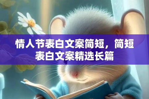 情人节表白文案简短，简短表白文案精选长篇