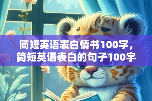 简短英语表白情书100字，简短英语表白的句子100字