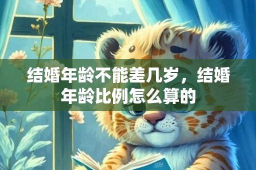 结婚年龄不能差几岁，结婚年龄比例怎么算的