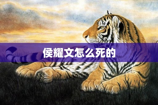 侯耀文怎么死的